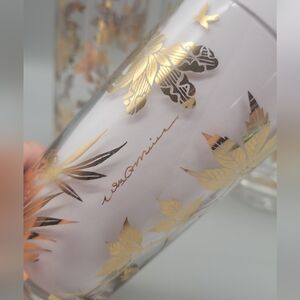 Mid Century Modern William A Meier Glass Co. Barware Vintage Highball Glasses